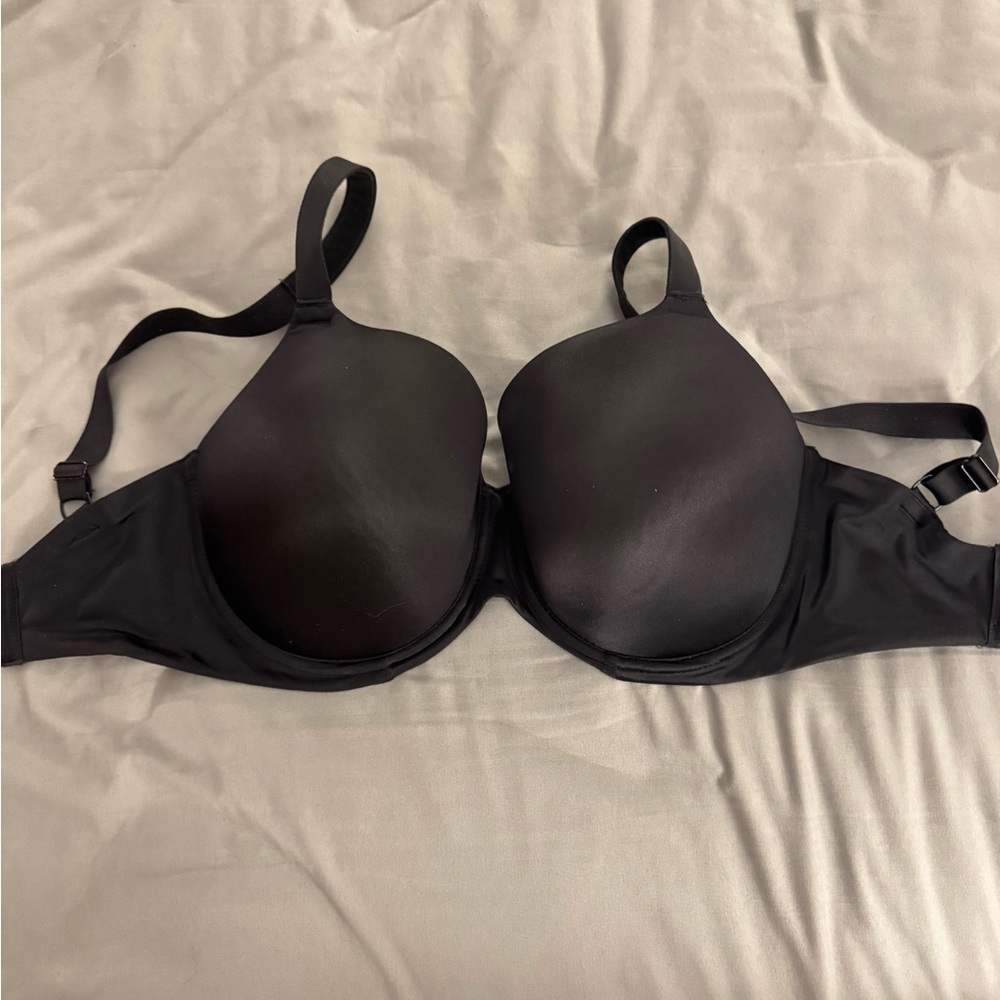 Camio mio 32 H Black Underwire Bra with Adjustable Straps